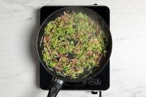 Preparazione Pasta zucchine e speck - Fase 2