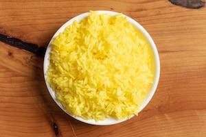 Preparazione Riso d'oro con zafferano, capesante e salsa XO - Fase 1