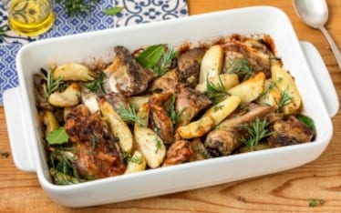 Agnello al forno con patate