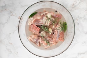 Preparazione Agnello al forno con patate - Fase 1