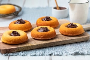 Preparazione Ciambelline alla crema Baci Perugina - Fase 3