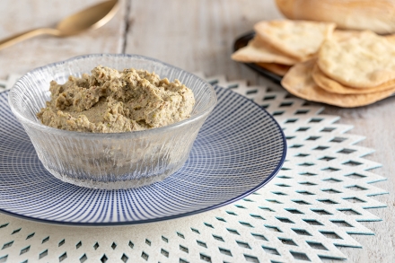 Preparazione Mousse di mortadella e pistacchi - Fase 2 Preparazione Mousse di mortadella e pistacchi - Fase 2