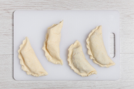 Preparazione Quesadillas fritte - Fase 5 Preparazione Quesadillas fritte - Fase 5