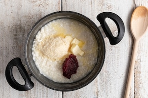 Preparazione Risotto alla barbabietola e gorgonzola - Fase 3