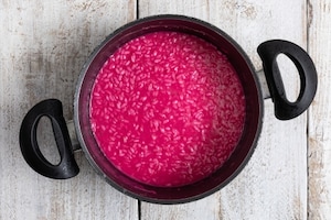 Preparazione Risotto alla barbabietola e gorgonzola - Fase 4