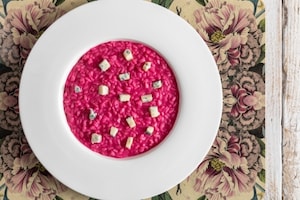 Preparazione Risotto alla barbabietola e gorgonzola - Fase 4