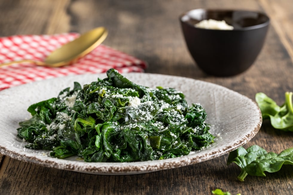 Spinaci in padella ricetta