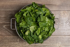 Preparazione Spinaci in padella - Fase 1