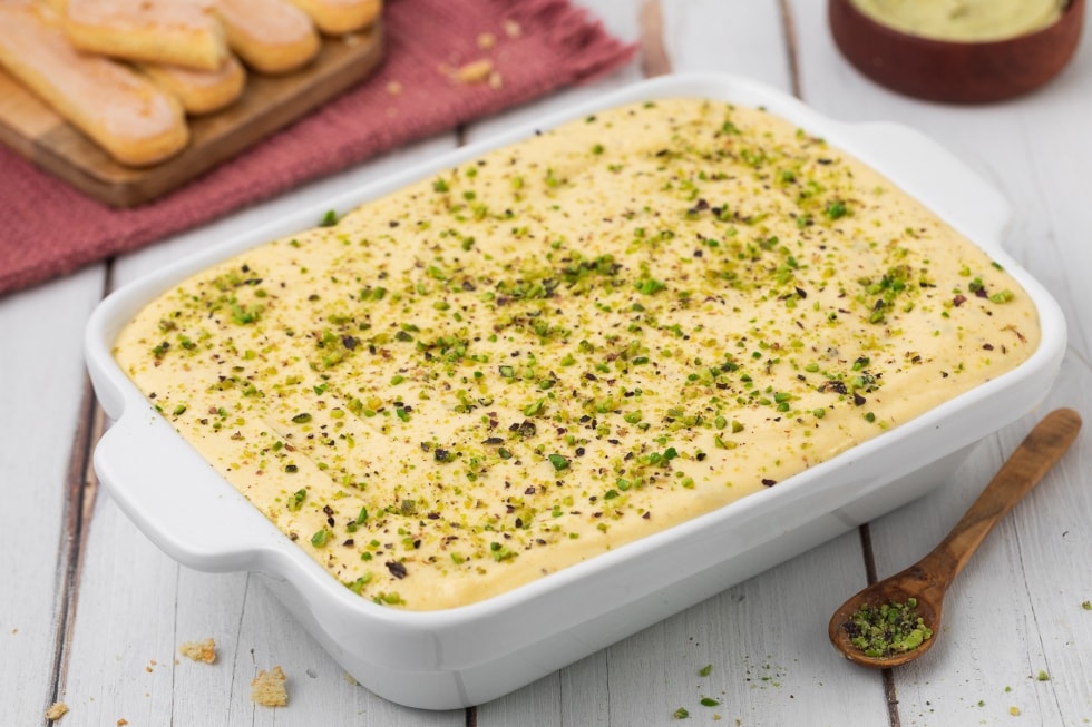 Tiramisù al pistacchio ricetta