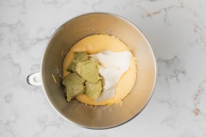 Preparazione Tiramisù al pistacchio - Fase 1