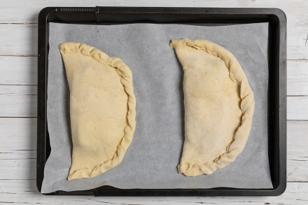 Preparazione Calzoni di kamut con asparagi e uovo - Fase 5 Preparazione Calzoni di kamut con asparagi e uovo - Fase 5