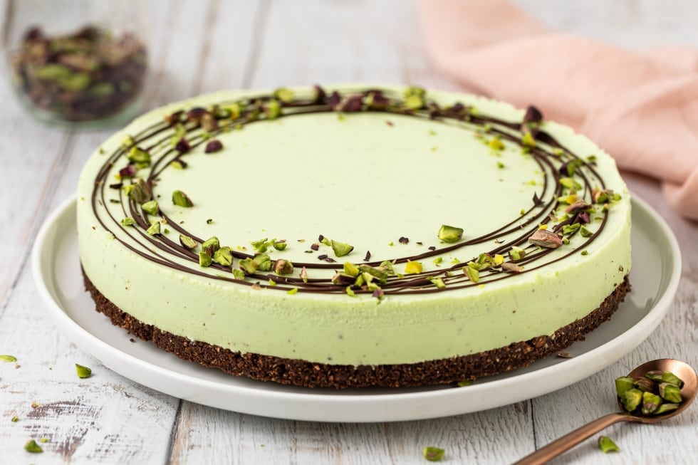 Cheesecake al pistacchio ricetta