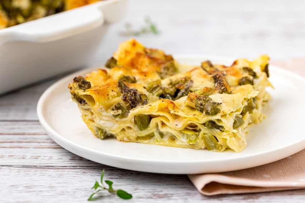 Lasagne agli asparagi ricetta