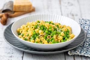 Preparazione Pasta e piselli - Fase 2