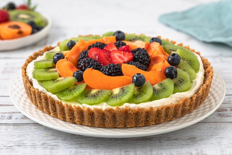 Crostata alla frutta senza cottura ricetta