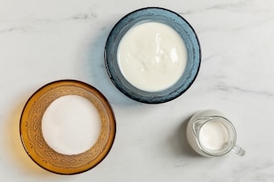 Preparazione Gelato allo yogurt - Fase 1