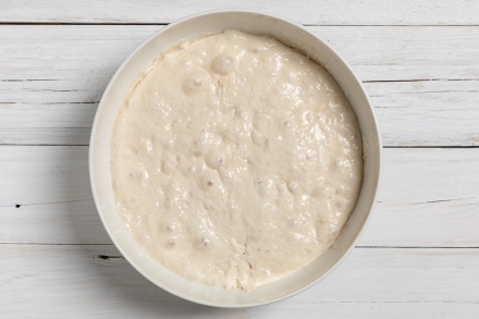 Preparazione Pane in pentola  - Fase 2 Preparazione Pane in pentola  - Fase 2