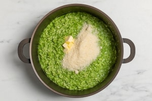 Preparazione Risotto al basilico - Fase 3