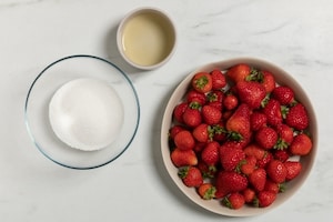 Preparazione Sorbetto alla fragola - Fase 1