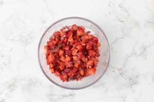 Preparazione Coppa fragole e panna - Fase 1