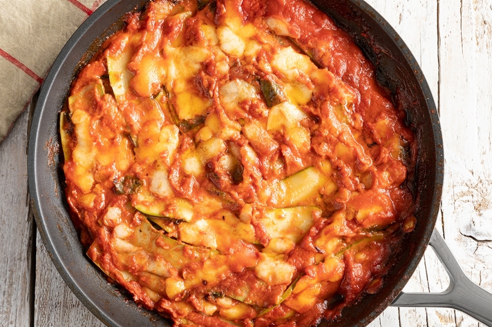 Parmigiana di zucchine in padella ricetta