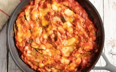 Parmigiana di zucchine in padella