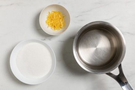 Preparazione Sorbetto al limone - Fase 1 Preparazione Sorbetto al limone - Fase 1