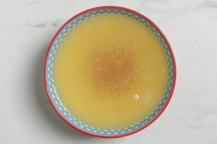 Preparazione Sorbetto al limone - Fase 2 Preparazione Sorbetto al limone - Fase 2