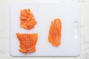 Preparazione Tartare di salmone e avocado - Fase 2