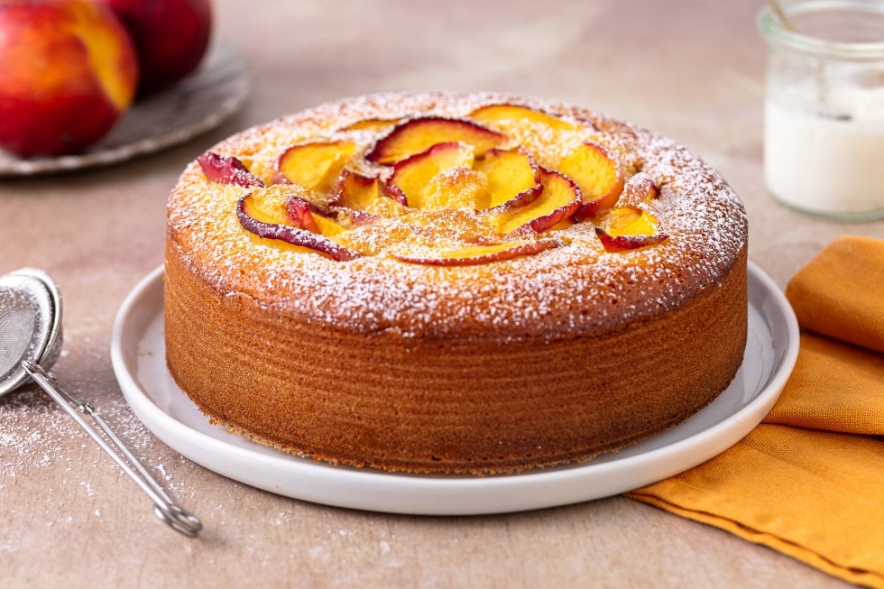 Torta di pesche e yogurt ricetta