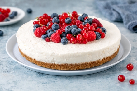 Preparazione Torta fredda allo yogurt - Fase 4 Preparazione Torta fredda allo yogurt - Fase 4