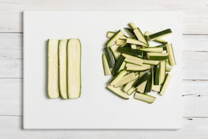 Preparazione Zucchine in carpione - Fase 1