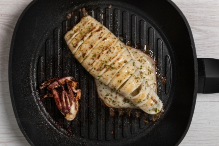 Preparazione Calamari alla griglia - Fase 3 Preparazione Calamari alla griglia - Fase 3