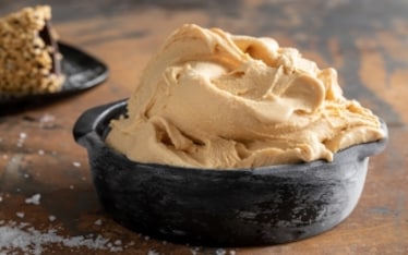 Gelato al caramello salato