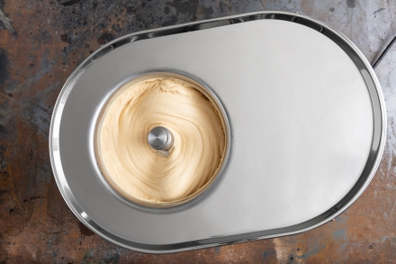 Preparazione Gelato al caramello salato - Fase 4 Preparazione Gelato al caramello salato - Fase 4