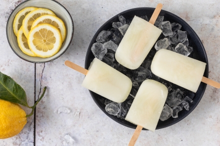 Preparazione Ghiaccioli al limone - Fase 2 Preparazione Ghiaccioli al limone - Fase 2