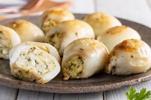 Preparazione Seppie ripiene al forno - Fase 3