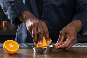 Preparazione Tequila sunrise - Fase 1