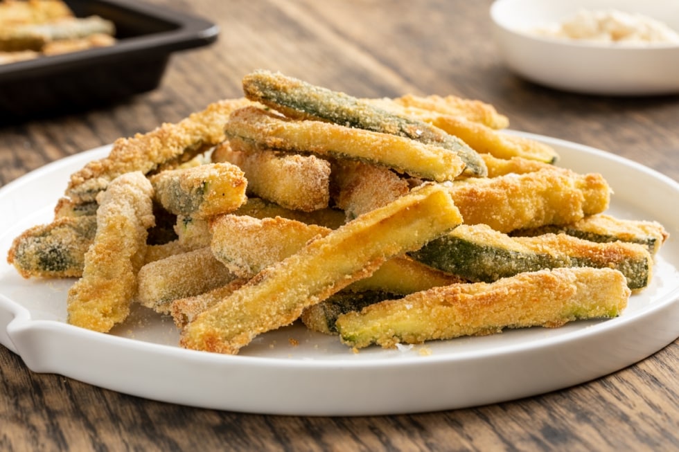 Zucchine impanate al forno ricetta