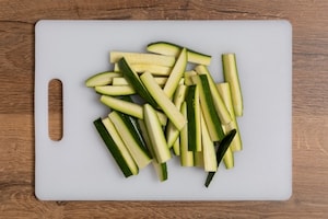 Preparazione Zucchine impanate al forno - Fase 1