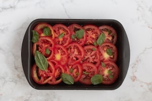 Preparazione Branzino e pomodori al forno - Fase 1