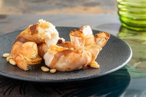 Preparazione Scampi al lardo - Fase 2