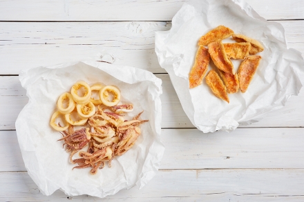 Preparazione Frittura di pesce mista - Fase 5 Preparazione Frittura di pesce mista - Fase 5