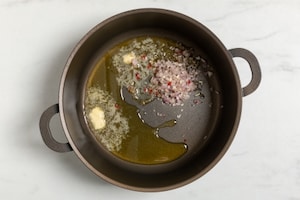 Preparazione Orzotto con feta - Fase 1