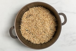 Preparazione Orzotto con feta - Fase 1