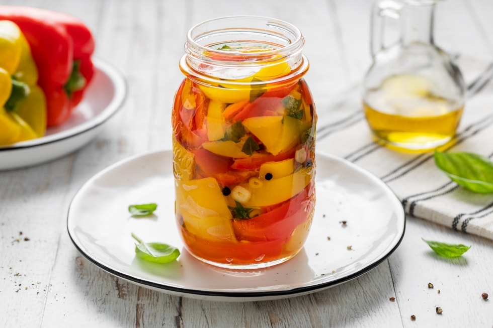 Peperoni sott'olio ricetta