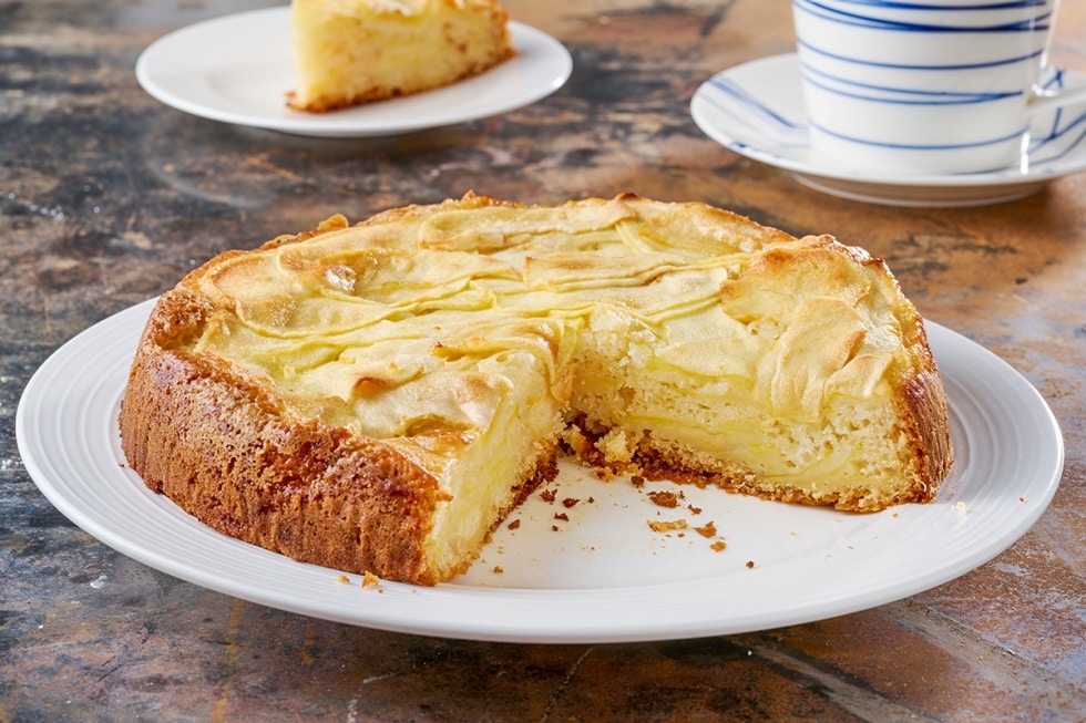 Torta di mele in 15 minuti senza uova e senza burro ricetta