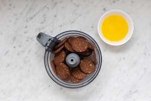 Preparazione Cheesecake di pere - Fase 1