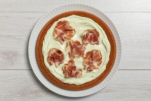 Preparazione Crostata morbida salata ricotta, coppa e pomodorini - Fase 5