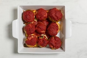 Preparazione Melanzane rosse di Rotonda ripiene - Fase 4